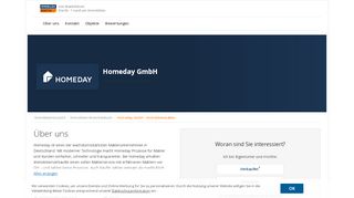 
                            8. Homeday GmbH - Immobilienmakler bei ImmobilienScout24