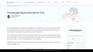 
                            7. Homepage-Baukasten.de im Test - Alle Vor- und Nachteile