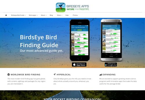 
                            10. Homepage | BirdsEye Nature Apps