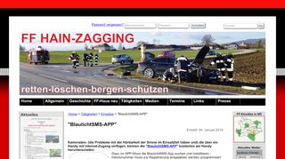 
                            13. Homepage der Freiwilligen Feuerwehr Hain - Zagging - 