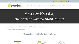 
                            3. Homepage - Evolv Super | SMSF auditors |Super Audits Redefined ...
