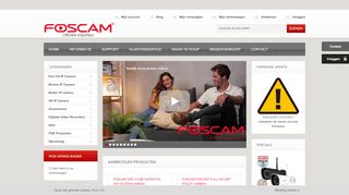 
                            4. Homepage Foscam