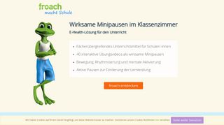 
                            2. Homepage - Froach Media