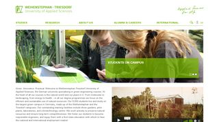 
                            8. Homepage : Hochschule Weihenstephan-Triesdorf