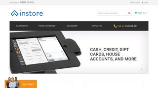 
                            8. Homepage instore - POS Portal