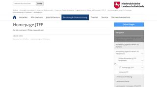 
                            2. Homepage JTFP — Niedersächsische Landesschulbehörde