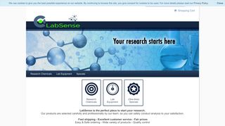 
                            2. Homepage LabSense