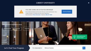 
                            3. Homepage - Liberty University Online
