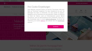 
                            4. Homepage Lösungen zur Erstellung einer Website | Telekom