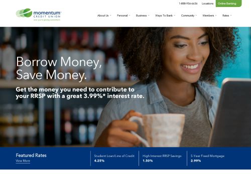 
                            1. Homepage • Momentum Credit Union