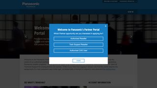 
                            12. Homepage | Panasonic B2B Partner Portal North America