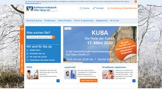 
                            2. Homepage Raiffeisen-Volksbank Oder-Spree eG