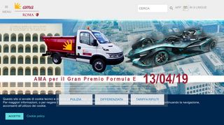 
                            2. Homepage Servizi on-line - Ama Roma S.p.A.