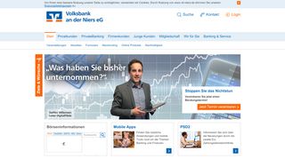 
                            8. Homepage - Volksbank an der Niers eG