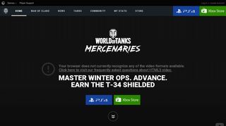 
                            2. Homepage | World of Tanks Console