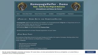 
                            1. HomepageHelfer Demo seite