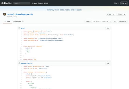 
                            1. HomePage.react.js · GitHub