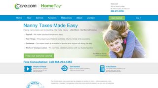 
                            8. HomePay: Nanny Taxes, Household Employee Payroll