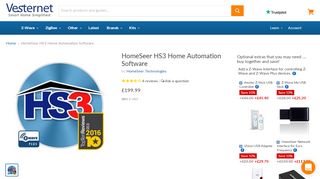 
                            13. HomeSeer HS3 Home Automation Software | Vesternet