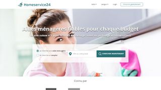 
                            5. Homeservice24: Aides ménage et nettoyage à prix avantageux