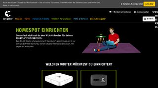 
                            8. Homespot einrichten | congstar