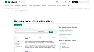 
                            10. Homestay owner - Not Paid by Airbnb - Malaysia Message ...