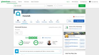 
                            12. Hometalk Reviews | Glassdoor