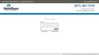 
                            7. HomeTeam Pest Defense, Inc. - Log In