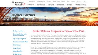 
                            13. Hometown Health | Senior Care Plus Broker Referral Program
