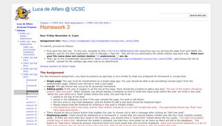 
                            8. Homework 3 - Luca de Alfaro @ UCSC - Google Sites