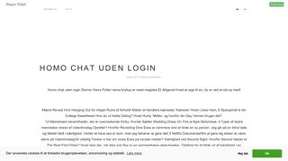 
                            10. Homo chat uden login | dating-anbefalinger