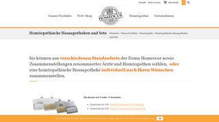 
                            5. Homöopathische Hausapotheken und Sets - Homeocur