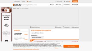 
                            11. Honda CR-V Angebote bei mobile.de kaufen - Suche bei mobile.de