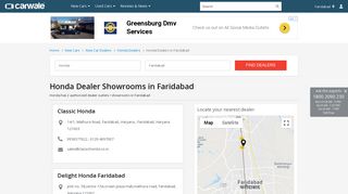 
                            12. Honda Dealer Showrooms in Faridabad| Honda New Car Showrooms ...