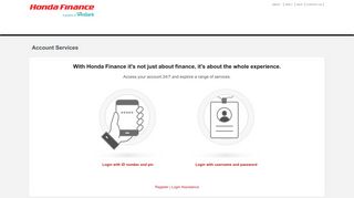 
                            5. Honda Finance - Account Services - WesBank