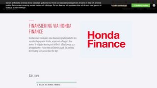 
                            3. Honda Finance | Finansiering & Tjänster | Honda Sverige