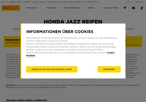 
                            12. Honda Jazz Reifen: Finden Sie den perfekten Reifen für Ihren Jazz ...