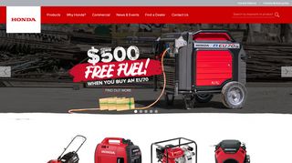 
                            10. Honda Power Equipment | Lawnmowers, Generators, Pumps, Engines