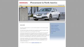 
                            7. Honda Procurement in North America - Home