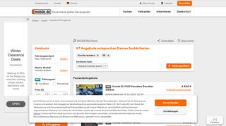 
                            8. Honda Varadero Angebote bei mobile.de kaufen - mobile suchen