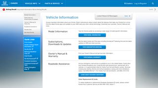 
                            3. Honda Vehicle Information | Honda Owners Site