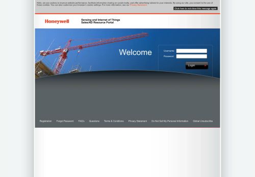 
                            7. Honeywell Sales/AD Portal