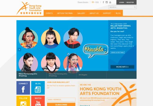 
                            12. Hong Kong Youth Arts Foundation - Home