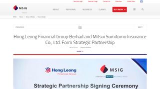 
                            9. Hong Leong Financial Group Berhad and Mitsui ... - MSIG ...