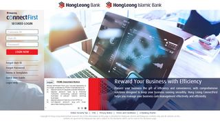 
                            2. HongLeong ConnectFirst | Login - Hong Leong Bank Connect