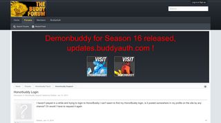 
                            1. Honorbuddy Login | The Buddy Forum