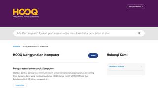 
                            7. HOOQ Digital Pte Ltd | HOOQ Menggunakan Komputer