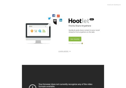 
                            9. Hootlet By Hootsuite - Access and share content from anywhere on the ...