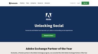 
                            13. Hootsuite and Adobe join forces