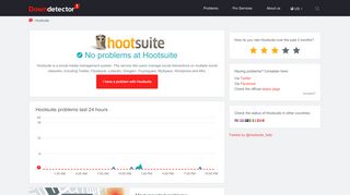 
                            12. Hootsuite down? Current status and problems | Downdetector